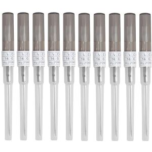 TGKEAIY Aiguilles Piercing, 10PCS Aiguilles de Perçage de Catheter, Piercing Outils IV Aiguille de Cathéter pour Nombril Ventre Mamelon Nez Oreille(16G) - Publicité TGKEAIY Aiguilles Piercing, 10PCS Aiguilles de Perçage de Catheter, Piercing Outils IV Aiguille de Cathéter pour Nombril Ventre Mamelon Nez Oreille(16G) - Publicité