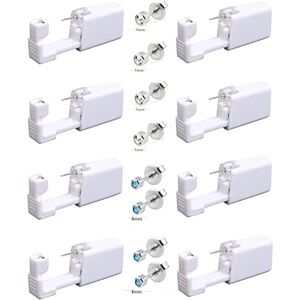 ZEACCT Lot de 8 pistolets de perçage d'oreille jetables avec clous d'oreilles d'oreille Corps Nez lèvres nombril Poinçonnage kit sans Douleur Saine de Sécurité Piercing Tool Pour femmes et hommes - Publicité ZEACCT Lot de 8 pistolets de perçage d'oreille jetables avec clous d'oreilles d'oreille Corps Nez lèvres nombril Poinçonnage kit sans Douleur Saine de Sécurité Piercing Tool Pour femmes et hommes - Publicité