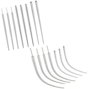 Doksvp 5 Pièces Aiguille Coniques Perçage Outil,Piercing Taper,Broches d'Insertion Coniques,4G/6G/8G/20GPerçage Outil Kit Assistant pour Oreille/Nez Lèvre Ventre Mamelon Langue Piercing Outil Changement - Publicité Doksvp 5 Pièces Aiguille Coniques Perçage Outil,Piercing Taper,Broches d'Insertion Coniques,4G/6G/8G/20GPerçage Outil Kit Assistant pour Oreille/Nez Lèvre Ventre Mamelon Langue Piercing Outil Changement - Publicité