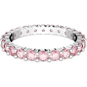 Swarovski Bague Matrix, Taille ronde, Rose, Métal rhodié - Publicité Swarovski Bague Matrix, Taille ronde, Rose, Métal rhodié - Publicité