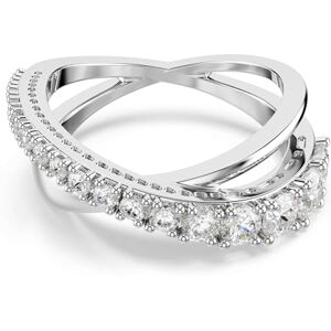 Swarovski Bague Hyperbola, Tailles variées, Blanche, Finition argentée - Publicité Swarovski Bague Hyperbola, Tailles variées, Blanche, Finition argentée - Publicité