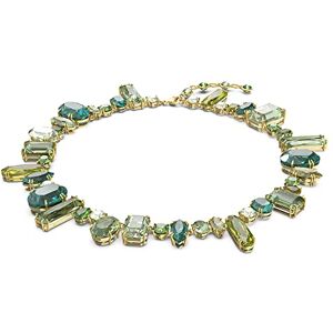 Swarovski Collier Gema, cristaux de tailles classiques mélangées, placage de ton or, vert - Publicité Swarovski Collier Gema, cristaux de tailles classiques mélangées, placage de ton or, vert - Publicité