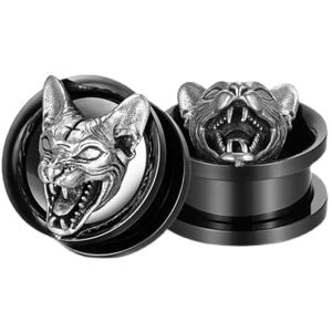 CBLdf Ecarteur Oreille Tunnels Men's Punk Screw-fix Dangle Pendant Ear Tunnel Plugs (8-25mm) Demon Animal Skull Gauges Flesh Piercing Expander (Color : F, Size : 20mm) - Publicité CBLdf Ecarteur Oreille Tunnels Men's Punk Screw-fix Dangle Pendant Ear Tunnel Plugs (8-25mm) Demon Animal Skull Gauges Flesh Piercing Expander (Color : F, Size : 20mm) - Publicité