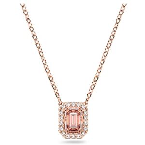 Swarovski Collier Millenia, taille octogonale avec cristaux, placage de ton or rosé, rose - Publicité Swarovski Collier Millenia, taille octogonale avec cristaux, placage de ton or rosé, rose - Publicité