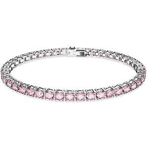 Swarovski Bracelet Matrix Tennis, Taille ronde, Rose, Métal rhodié - Publicité Swarovski Bracelet Matrix Tennis, Taille ronde, Rose, Métal rhodié - Publicité