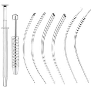 Fegtrtyoa Outil de Perçage Conique à Bille Dos Plat pour L'Insertion de Boucles d'oreilles et Le Changement de 14G 16G 18G 20G pour Oreilles/Nez - Publicité Fegtrtyoa Outil de Perçage Conique à Bille Dos Plat pour L'Insertion de Boucles d'oreilles et Le Changement de 14G 16G 18G 20G pour Oreilles/Nez - Publicité