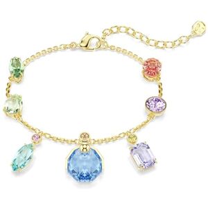 Swarovski Bracelet Gema, Tailles variées, Cristaux suspendus, Multicolore, Placage de ton or - Publicité Swarovski Bracelet Gema, Tailles variées, Cristaux suspendus, Multicolore, Placage de ton or - Publicité