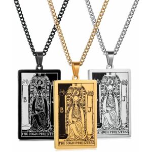 Caiduoduo 22 collier pendentif tarot Personnalité vintage homme carré long pull chaîne - Publicité Caiduoduo 22 collier pendentif tarot Personnalité vintage homme carré long pull chaîne - Publicité