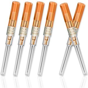 TONBAO Aiguille de Piercing 6PCS Aiguilles de percing de cathéter 14 Gauge IV Aiguilles creuses pour piercing de mamelon de nombril Outil de kit de perçage de corps jetable - Publicité TONBAO Aiguille de Piercing 6PCS Aiguilles de percing de cathéter 14 Gauge IV Aiguilles creuses pour piercing de mamelon de nombril Outil de kit de perçage de corps jetable - Publicité