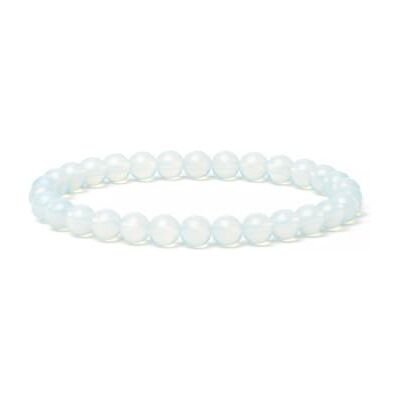 Felicidade Bracelet en Opaline Pierres Naturelles Pierre de Douceur, Harmonie et Énergie Positive Bijou Unisexe Élégant et Idéal comme Cadeau (Perles de 6mm) - Publicité Felicidade Bracelet en Opaline Pierres Naturelles Pierre de Douceur, Harmonie et Énergie Positive Bijou Unisexe Élégant et Idéal comme Cadeau (Perles de 6mm) - Publicité