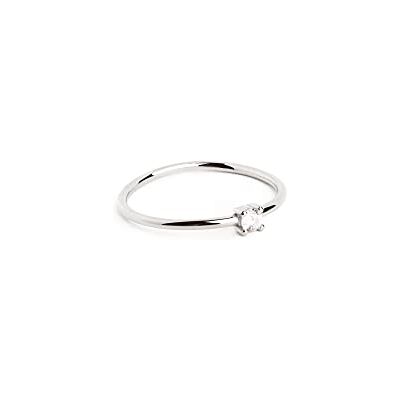 SINGULARU Bague Single Spark Argent Bijoux pour femmes - Publicité SINGULARU Bague Single Spark Argent Bijoux pour femmes - Publicité