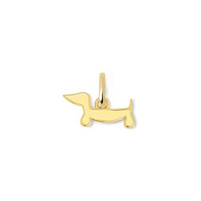 SINGULARU Charm Mini Teckel Émail Jaune. Laiton avec finition plaqué or 8 kt. Pendentif avec émail coloré. Bijoux pour femme - Publicité SINGULARU Charm Mini Teckel Émail Jaune. Laiton avec finition plaqué or 8 kt. Pendentif avec émail coloré. Bijoux pour femme - Publicité