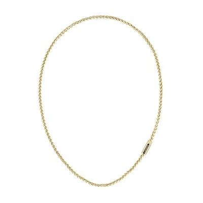 Lacoste Collier en Chaîne pour Homme Collection SPELT en Or Jaune avec un Charm - Publicité Lacoste Collier en Chaîne pour Homme Collection SPELT en Or Jaune avec un Charm - Publicité