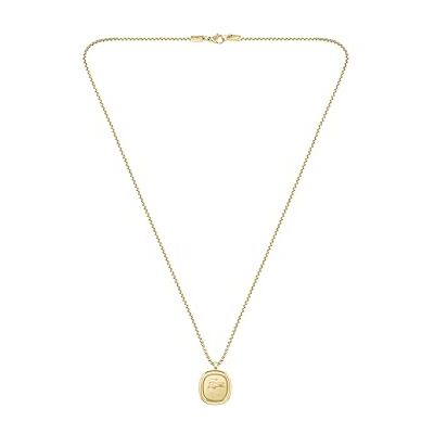 Lacoste Collier pour Homme Collection VIGOR en Or Jaune - Publicité Lacoste Collier pour Homme Collection VIGOR en Or Jaune - Publicité