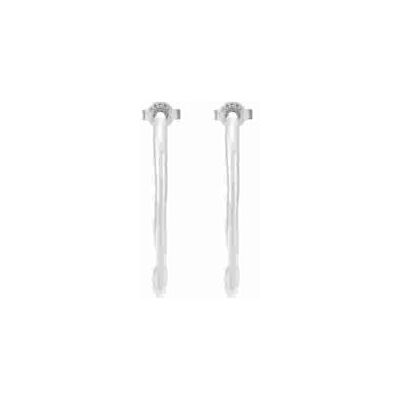 Skagen boucles d'oreilles pour femmes en acier inoxydable ou semi-précieux avec fermoir en forme de poteau - Publicité Skagen boucles d'oreilles pour femmes en acier inoxydable ou semi-précieux avec fermoir en forme de poteau - Publicité