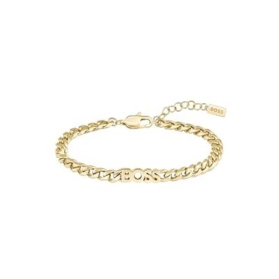 HBJ BOSS Jewelry Bracelet ou Collier pour Femme Collection Kassy for Her en acier inoxydable avec placage ionique Or jaune - Publicité HBJ BOSS Jewelry Bracelet ou Collier pour Femme Collection Kassy for Her en acier inoxydable avec placage ionique Or jaune - Publicité