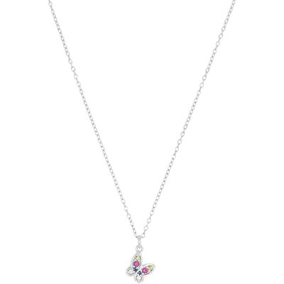 s.Oliver Collier en argent 925 sterling pour filles Collier pour enfants, avec zirconium synth., 37+3 cm, argent, Livré en boîte cadeau de bijoux - Publicité s.Oliver Collier en argent 925 sterling pour filles Collier pour enfants, avec zirconium synth., 37+3 cm, argent, Livré en boîte cadeau de bijoux - Publicité
