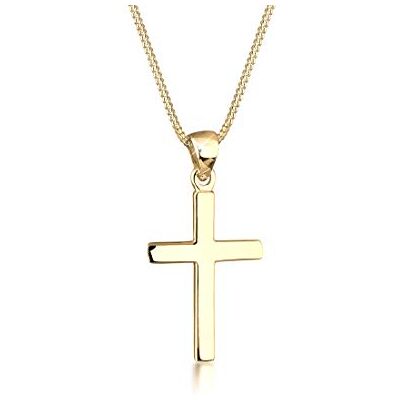 Elli Collier Femme Croix Pendentif Classique en Argent Sterling 925 - Publicité Elli Collier Femme Croix Pendentif Classique en Argent Sterling 925 - Publicité