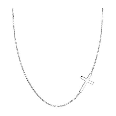 Elli Collier Femme Pendentif Femme Croix Classique en Argent Sterling 925 - Publicité Elli Collier Femme Pendentif Femme Croix Classique en Argent Sterling 925 - Publicité