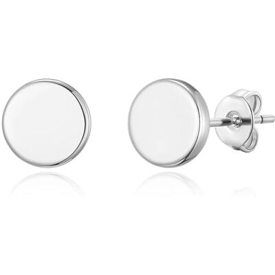 Philip Jones Boucles d'oreilles à tige ronde en plaqué argent - Publicité Philip Jones Boucles d'oreilles à tige ronde en plaqué argent - Publicité