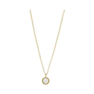 Kate Spade New York placé dans le mini pendentif en pierre - Publicité Kate Spade New York placé dans le mini pendentif en pierre - Publicité