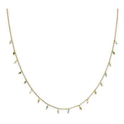 SINGULARU Collier Dancing Stones Plaqué Or Bijoux pour femmes - Publicité SINGULARU Collier Dancing Stones Plaqué Or Bijoux pour femmes - Publicité