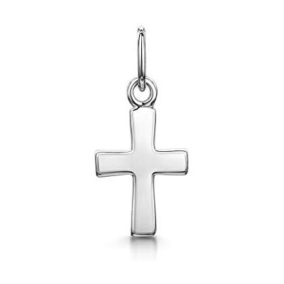 Amberta Pendentif Unisexe en Argent Sterling 925: Petite Croix - Publicité Amberta Pendentif Unisexe en Argent Sterling 925: Petite Croix - Publicité