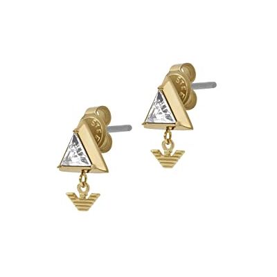 Emporio Armani Boucles d'oreilles en acier inoxydable ou semi-précieux pour femmes avec fermoir Push Back - Publicité Emporio Armani Boucles d'oreilles en acier inoxydable ou semi-précieux pour femmes avec fermoir Push Back - Publicité