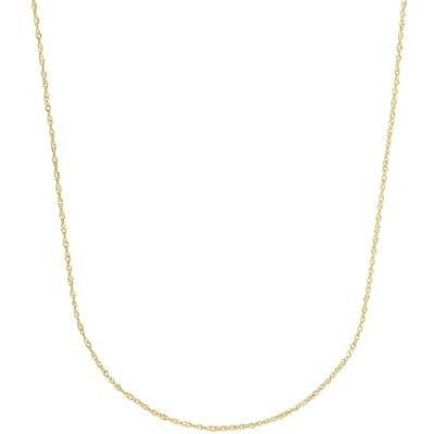 AMOR Collier Unisexe Femme Homme en Or 375 - Publicité AMOR Collier Unisexe Femme Homme en Or 375 - Publicité