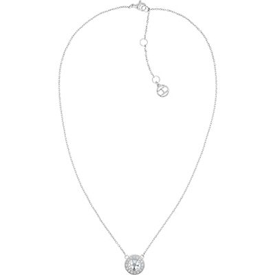 Tommy Hilfiger Jewelry Collier avec Pendentif pour Femme en Acier Inoxydable avec un Cristal - Publicité Tommy Hilfiger Jewelry Collier avec Pendentif pour Femme en Acier Inoxydable avec un Cristal - Publicité
