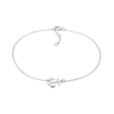 Elli Bracelets de Cheville Cheville Ancre Maritim Argent 925/1000 Longueur 25 cm - Publicité Elli Bracelets de Cheville Cheville Ancre Maritim Argent 925/1000 Longueur 25 cm - Publicité