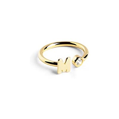 SINGULARU Bague Personnalisé Letter Spark Argent Plaqué Or Bijoux pour femmes - Publicité SINGULARU Bague Personnalisé Letter Spark Argent Plaqué Or Bijoux pour femmes - Publicité