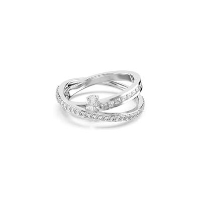 Swarovski Bague Hyperbola, Tailles variées, Blanche, Métal rhodié - Publicité Swarovski Bague Hyperbola, Tailles variées, Blanche, Métal rhodié - Publicité