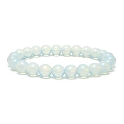 Felicidade Bracelet en Opaline Naturelle – Perles Authentiques 8MM – Pierre de Douceur, Harmonie & Énergie Positive – Bijou Unisexe Élégant – Accessoire Spirituel & Cadeau Femme & Homme - Publicité Felicidade Bracelet en Opaline Naturelle – Perles Authentiques 8MM – Pierre de Douceur, Harmonie & Énergie Positive – Bijou Unisexe Élégant – Accessoire Spirituel & Cadeau Femme & Homme - Publicité