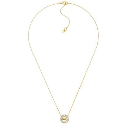 Michael Kors Collier pendentif pour femme en argent orné de pierres semi-précieuses avec fermoir anneau à ressort - Publicité Michael Kors Collier pendentif pour femme en argent orné de pierres semi-précieuses avec fermoir anneau à ressort - Publicité