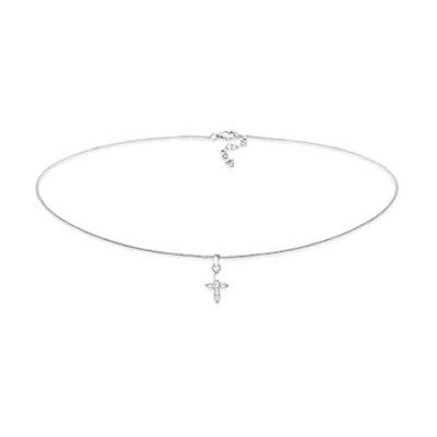 Elli Collier Femme Pendentif Croix en Filigrane - Publicité Elli Collier Femme Pendentif Croix en Filigrane - Publicité
