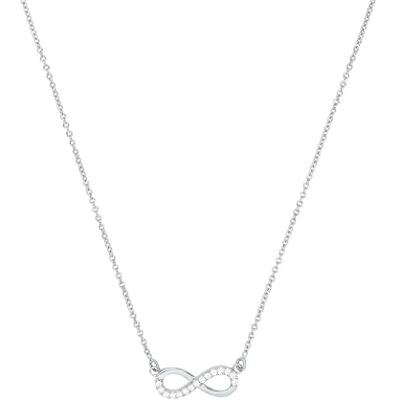 Amor Collier (avec pendentif) en argent sterling 925 pour femme, collier, livré dans un coffret cadeau à bijoux - Publicité Amor Collier (avec pendentif) en argent sterling 925 pour femme, collier, livré dans un coffret cadeau à bijoux - Publicité