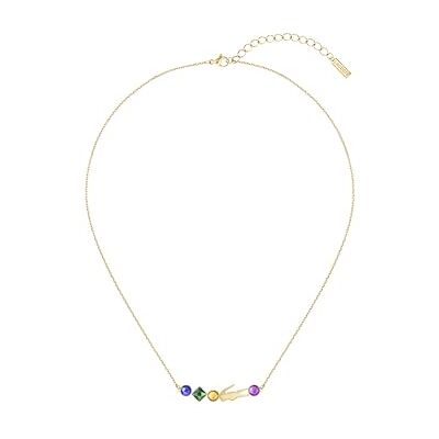 Lacoste Clous d'oreilles, Collier our Bracelet pour Femme Collection DEVA en couleur doré,NECKLACE - Publicité Lacoste Clous d'oreilles, Collier our Bracelet pour Femme Collection DEVA en couleur doré,NECKLACE - Publicité