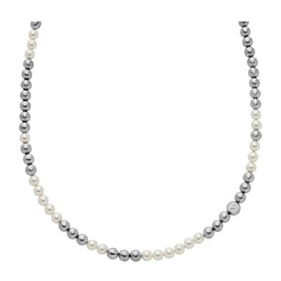 Emporio Armani Collier pour homme en perles avec fermoir mousqueton - Publicité Emporio Armani Collier pour homme en perles avec fermoir mousqueton - Publicité