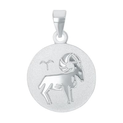 Amor Pendentif de Collier Unisexe Femme Homme en Argent 925 Motif en Forme de Signe du Zodiaque Bélier AMR-P0030 - Publicité Amor Pendentif de Collier Unisexe Femme Homme en Argent 925 Motif en Forme de Signe du Zodiaque Bélier AMR-P0030 - Publicité