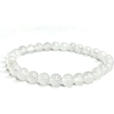 Felicidade Bracelet en Quartz Blanc Laiteux Pierres naturelles Pierre de Pureté, Harmonie et Énergie Positive Bijou Unisexe, Élégant et Idéal comme Cadeau (Perles de 6mm) - Publicité Felicidade Bracelet en Quartz Blanc Laiteux Pierres naturelles Pierre de Pureté, Harmonie et Énergie Positive Bijou Unisexe, Élégant et Idéal comme Cadeau (Perles de 6mm) - Publicité