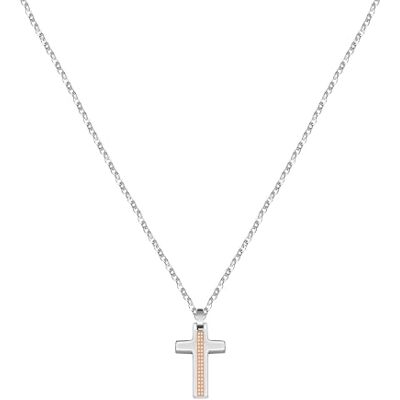 Morellato Collier homme, collection Motown, en acier, PVD or rose SALS44 - Publicité Morellato Collier homme, collection Motown, en acier, PVD or rose SALS44 - Publicité