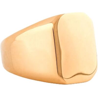 Akitsune Iustitia Bague Bague Design Femmes Hommes Simple Acier Inoxydable Minimaliste Or US 11 - Publicité Akitsune Iustitia Bague Bague Design Femmes Hommes Simple Acier Inoxydable Minimaliste Or US 11 - Publicité