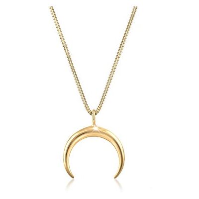 Elli Collier Femme Pendentif Faucille Lune Filigrane en Argent Sterling 925 - Publicité Elli Collier Femme Pendentif Faucille Lune Filigrane en Argent Sterling 925 - Publicité