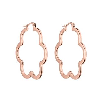 Purelei Boucles d'oreilles pendantes élégantes en acier inoxydable plaqué or 18 carats 41 mm, Normale, Acier inoxydable, Ormeau - Publicité Purelei Boucles d'oreilles pendantes élégantes en acier inoxydable plaqué or 18 carats 41 mm, Normale, Acier inoxydable, Ormeau - Publicité