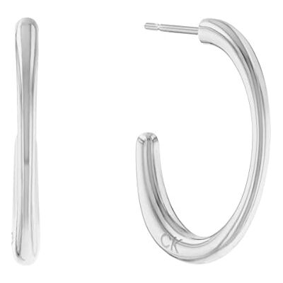 Calvin Klein Boucles d'Oreilles Créoles pour Femme Collection PLAYFUL ORGANIC SHAPES en Acier Inoxidable - Publicité Calvin Klein Boucles d'Oreilles Créoles pour Femme Collection PLAYFUL ORGANIC SHAPES en Acier Inoxidable - Publicité
