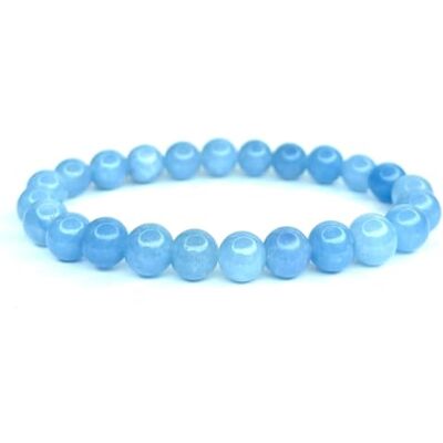 Felicidade Bracelet en Calcite Bleue Naturelle – Perles Authentiques 8MM – Bijou Élégant & Apaisant – Sérénité, Harmonie & Énergie Positive – Bracelet unisexe – Idée Cadeau Symbolique & Unique - Publicité Felicidade Bracelet en Calcite Bleue Naturelle – Perles Authentiques 8MM – Bijou Élégant & Apaisant – Sérénité, Harmonie & Énergie Positive – Bracelet unisexe – Idée Cadeau Symbolique & Unique - Publicité