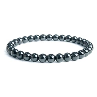 Felicidade Bracelet en hématite Pierre Naturelle Pierres fines et Précieuses Bracelet Bijoux Minéraux Cadeau Bien-être Cadeau Anniversaire Femme et Homme - Publicité Felicidade Bracelet en hématite Pierre Naturelle Pierres fines et Précieuses Bracelet Bijoux Minéraux Cadeau Bien-être Cadeau Anniversaire Femme et Homme - Publicité