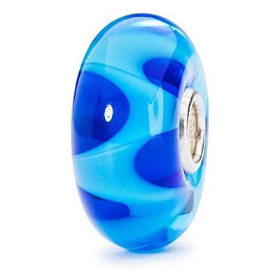 Trollbeads Perle Femme Azur Vague Argent 925 , Taille Unique, Verre, Verre - Publicité Trollbeads Perle Femme Azur Vague Argent 925 , Taille Unique, Verre, Verre - Publicité