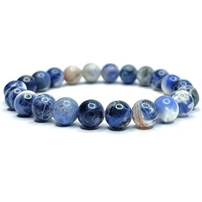 Felicidade Bracelet en Sodalite Naturelle – Perles Authentiques 8MM – Bijou Élégant & Énergétique – Sérénité, Confiance & Harmonie – Bracelet Homme & Femme – Cadeau Spirituel Unique - Publicité Felicidade Bracelet en Sodalite Naturelle – Perles Authentiques 8MM – Bijou Élégant & Énergétique – Sérénité, Confiance & Harmonie – Bracelet Homme & Femme – Cadeau Spirituel Unique - Publicité